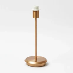 Tall Rechargeable Lamp with Orange Lotus Shade (18cm)