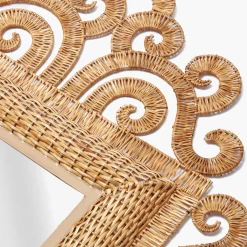 The Grand Rattan Mirror