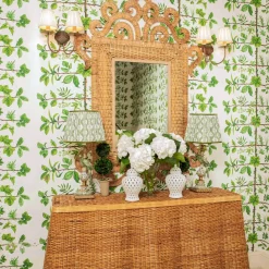The Grand Rattan Mirror