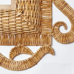 The Grand Rattan Mirror