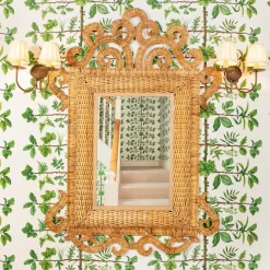 The Grand Rattan Mirror