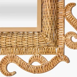 The Small Grand Rattan Mirror