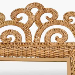 The Small Grand Rattan Mirror