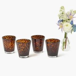 Tortoiseshell Glasses (Set of 4)