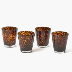 Tortoiseshell Glasses (Set of 4)