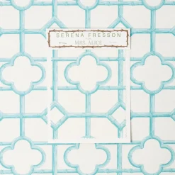 Turquoise Shaded Bamboo Fabric