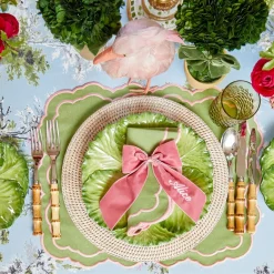 Valérie Green & Pink Placemats (Set of 4)