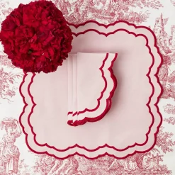 Valérie Pink Napkins (Set of 4)