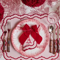Valérie Pink Placemats & Napkins (Set of 4)