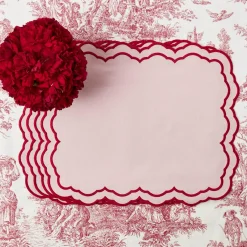Valérie Pink Placemats (Set of 4)