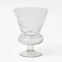 Veronica Engraved Glass Vase