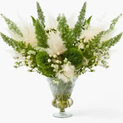 Veronica Engraved Glass Vase