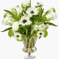 Veronica Engraved Glass Vase