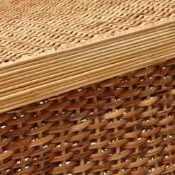 Vivienne Rattan Scalloped Console Table