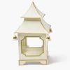 White & Gold Pagoda Lantern