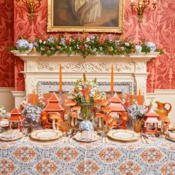 White Chinoiserie Tole Pumpkin (Pair)