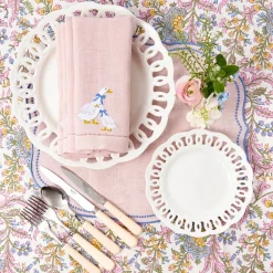 White Lace Starter Plates (Set of 4)