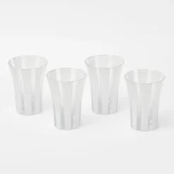 White Positano Glasses (Set of 4)