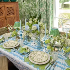 White Rattan Charger Plates (Set of 4)