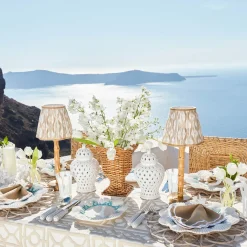 White Rattan Cutlery (5 Piece)