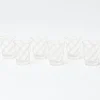 White Swirl Outdoor Glasses (Set of 6)