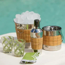Wicker Cocktail Shaker