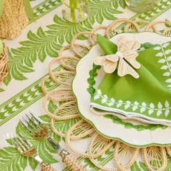 Wicker Napkin Bows (Set of 4)